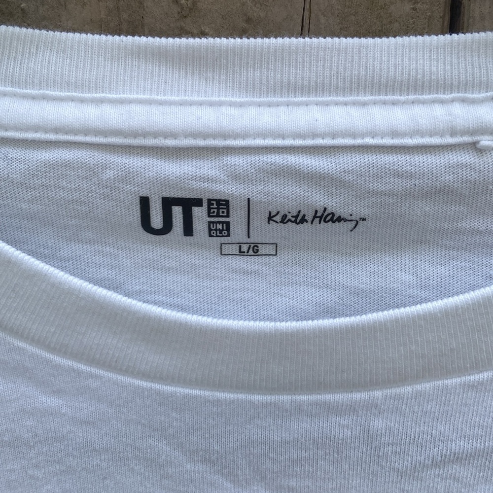Uniqlo X Keith Haring White Graphic T-Shirt - Picture 5 of 5
